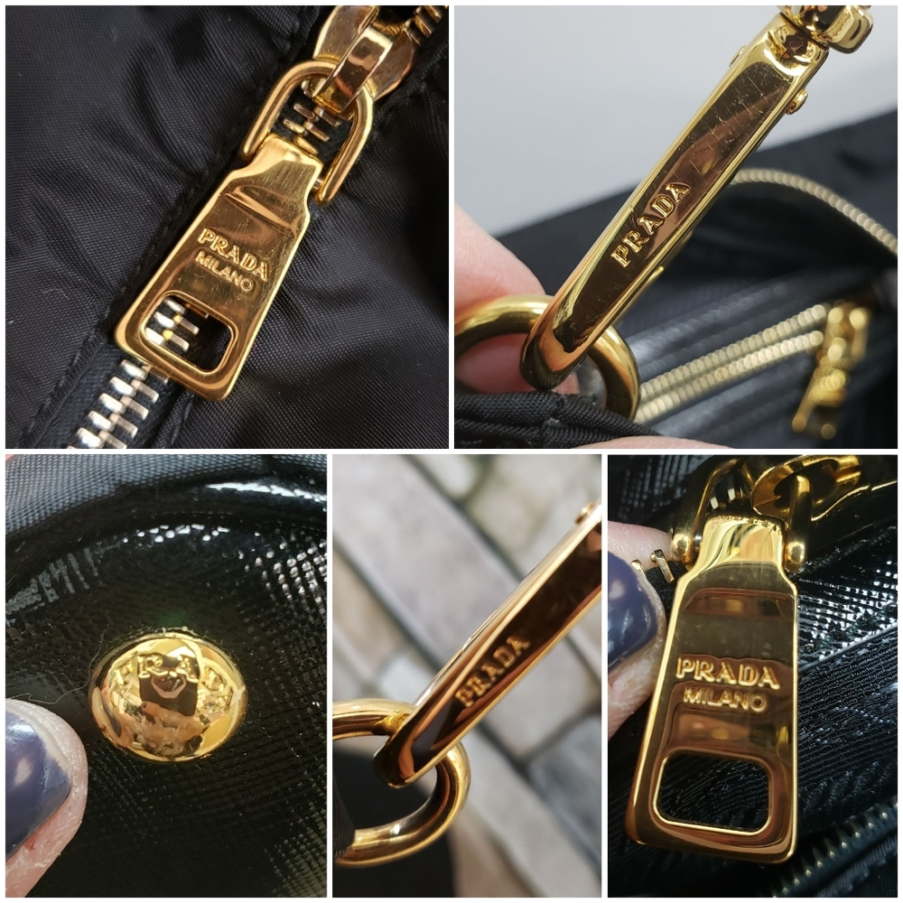 PRADA Crossbody tote satchel nylon zippered - Picture 5 of 8